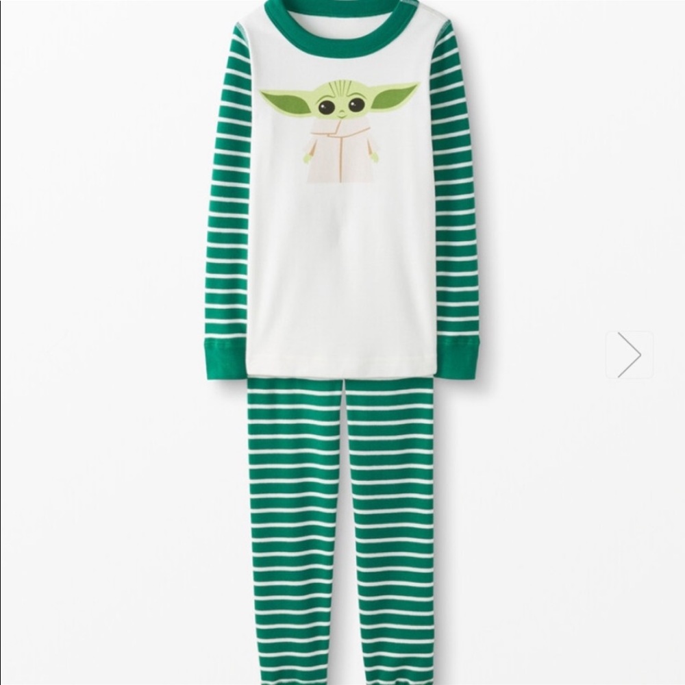 Hanna Andersson baby yoda star wars pjs nwt grogu - Picture 2 of 2